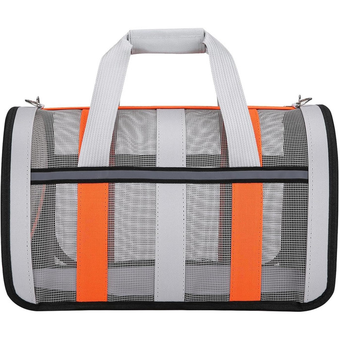 Сумка-переноска для собак, складана, легка, стильна, для подорожей та перельотів, 52 x 35 x 4 см