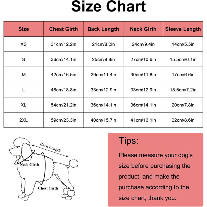 Флісова тепла куртка для собак на зиму, Onesie для цуценят з регульованою талією, D-кільцем та світловідбиваючими смугами, теплий одяг для собак, костюм для маленьких та середніх собак_L (L:Обхват грудей:48см/18.8дюймів; довжина спини:33см/12.9дюймів, рож