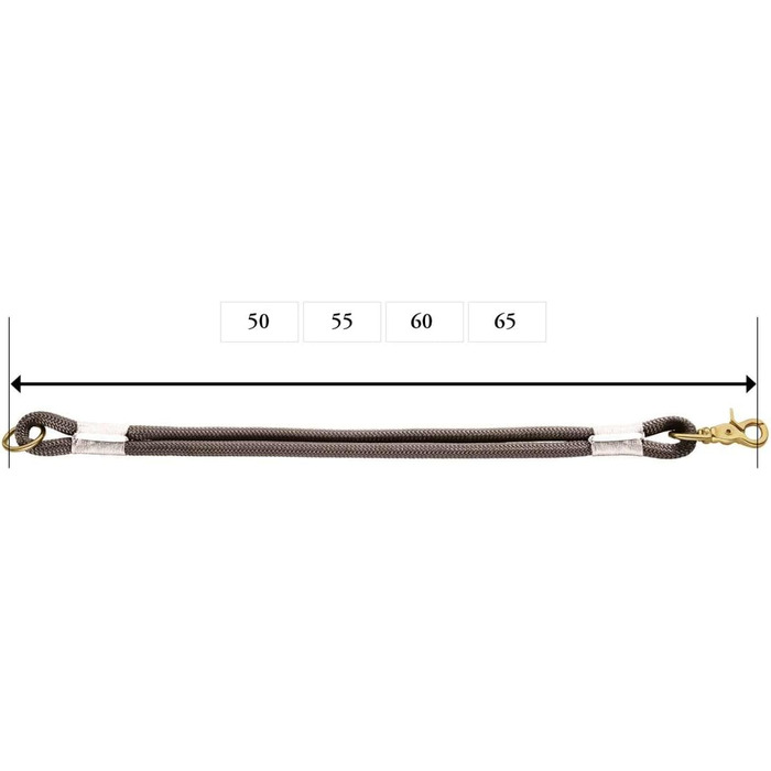 Нашийник для собак HUNTER Sansibar Rantum, сучасний, морський стиль, бежевий, розмір M-L