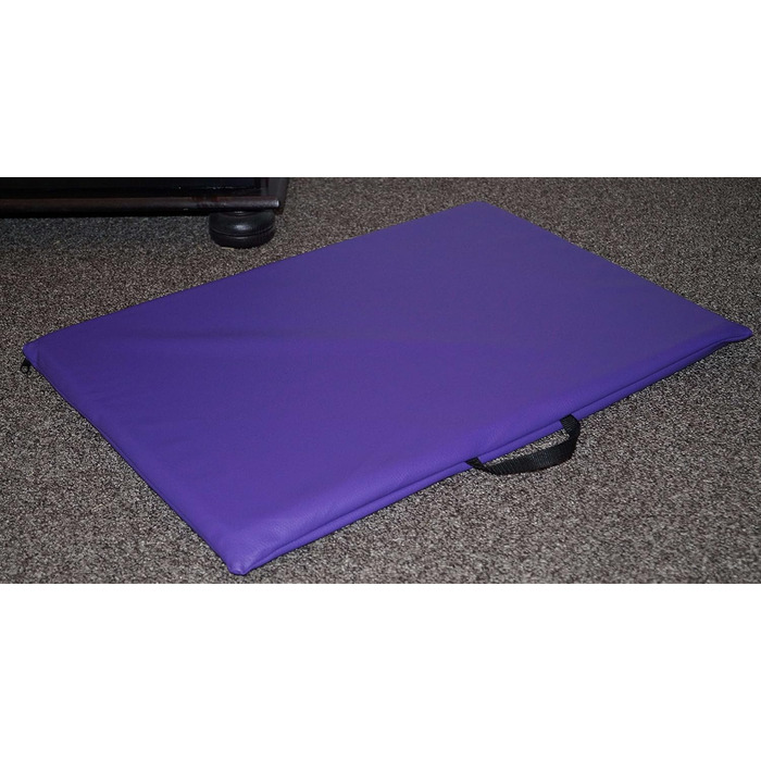 Килимок для собак, лежанка для тварин: двосторонній, штучна шкіра, піна, 3 см (бірюзовий) - 100 x 70 см, лавандовий колір