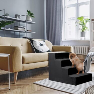 Сходинка для собак Mg Design – зручна та мобільна, для диванів та ліжок, 40x45x5 см / 57x40.5x45 см