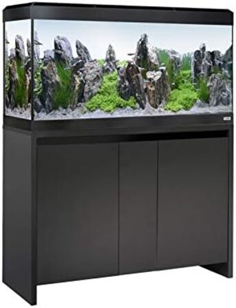 Акваріум Fluval Roma 200 чорний, 45500 г – стильний скляний акваріум для дому