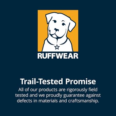 Шлея Ruffwear Flagline з ручкою, легка регульована шлейка для собак, 3 точки кріплення повідка, посилений ремінь і міцний V-подібний металевий кільце, синя, XXS (33-43 см)
