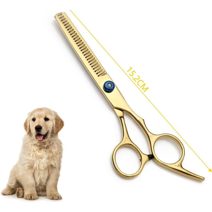 Професійна 5-в-1 фен-гребінець для собак: ножиці з нержавіючої сталі, гребінець, ножиці для стрижки та догляду