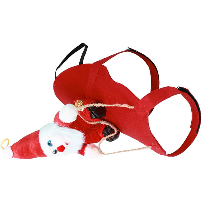 Костюм для собаки FRCOLOR: теплий зимовий наряд для собак та котів, костюм Святого Миколая, теплий зимовий одяг для тварин, розмір XL