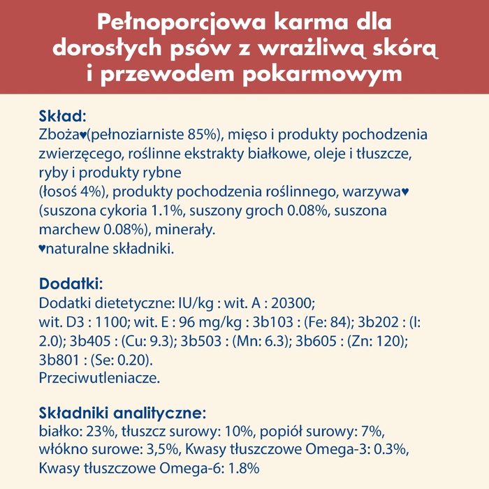Корм для собак Purina Dog Chow Sensitive Adult Karma з лососем, 14 кг
