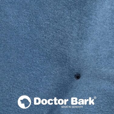 Кругле ортопедичне ліжко-кошик для собак Doctor Bark, маленьке, з двосторонньою подушкою, машинне прання до 95°C, синє, 40x35 см, Німеччина