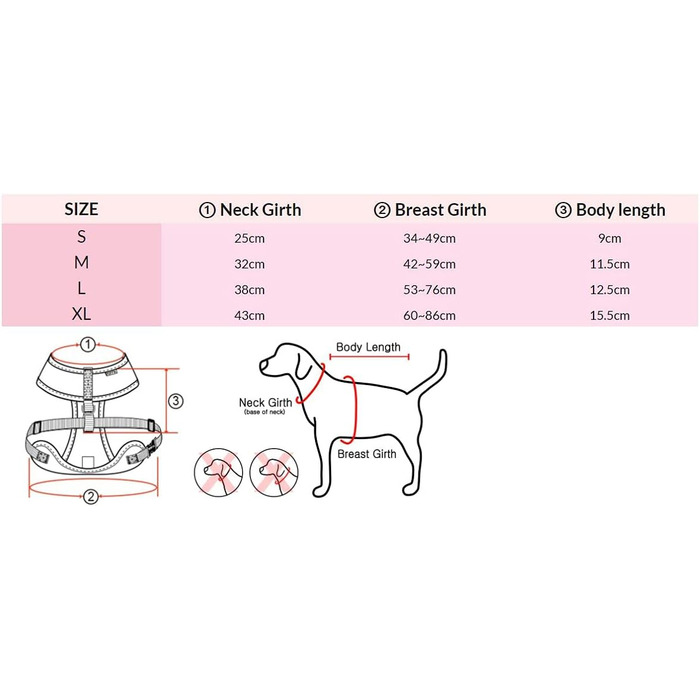 М'яке собаче нашийник Puppia Soft Harness II - для маленьких та середніх собак, регульований, винний колір, розмір M