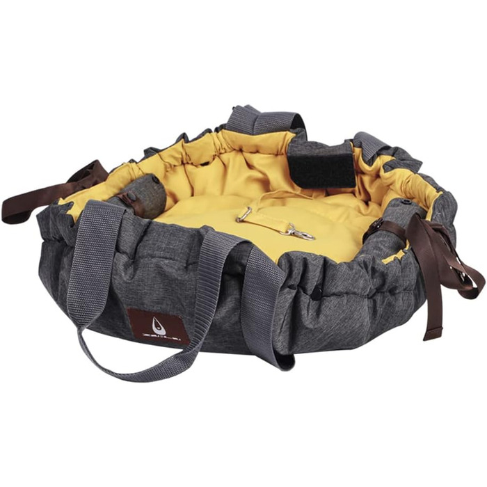 Сумка-органайзер Nobby Tasche Shelly 3 в 1, сірий/гірчичний, 72 x 55 x 3 см
