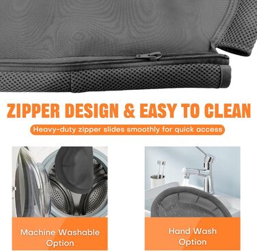 Крісло-гамак для кота на вікно Homegroove, 45 x 30 см, чорний, з металевим каркасом