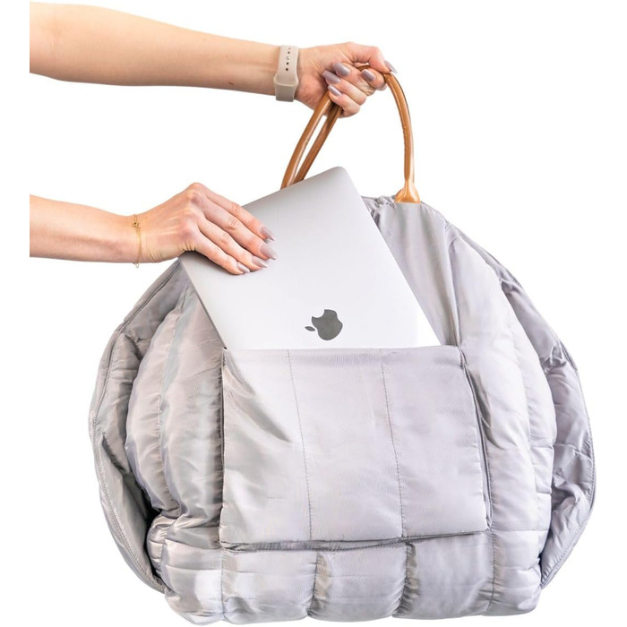 Сучасна переноска для собак Flying Dog Baily 3-в-1: сумка, автокрісло та переноска для маленьких собак до 10 кг (сіра)