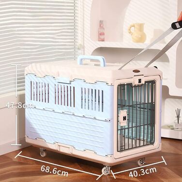 Складаний переносний вольєр для собак та котів (PP-матеріал) 31.5*55*36.4cm та 40.3*68.6*47.8cm