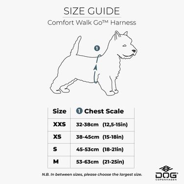 Шлея для собак DOG Copenhagen Comfort Walk Go, розмір M, мокко (коричнева)