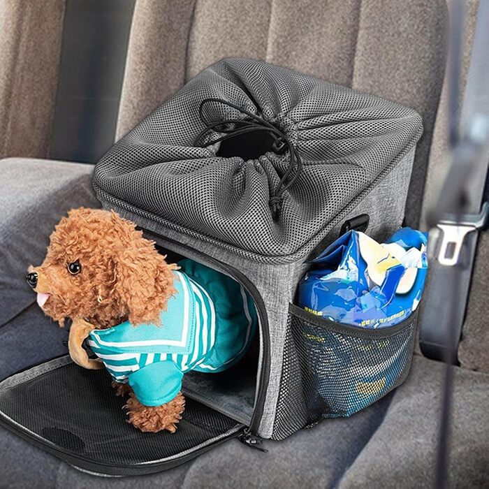 Корзина для собак на велосипед Eventerde, дихаючий велосипедний кошик для собак, знімний чохол для вигулу та кемпінгу