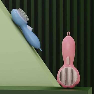 Щітка для тварин самоочисна, змушує збирати шерсть для собак/котів, підходить для всіх порід з довгою та короткою шерстю. Догляд за шерстю для довгошерстих котів