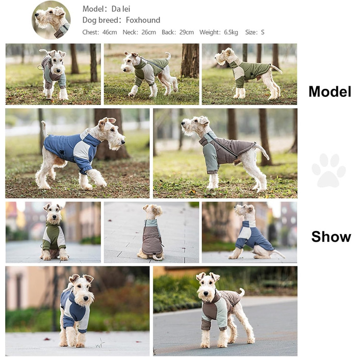 Зимовий теплий водонепроникний одяг для собак, розмір M, для прогулянок на вулиці, відбиваючий елемент