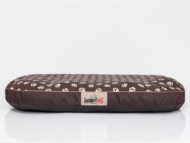HobbyDog Овальний лежак для собак з підстилкою та іграшкою, лежанка-рушник, підстилка для собак, килимок для собак, спальне місце (XXL 130x100 см)