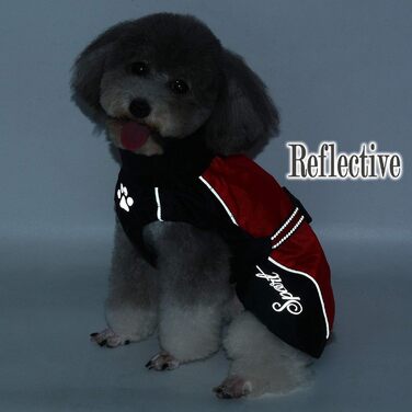 Водонепроникний дощовик для собак Ranphy середніх та великих порід, з захистом живота, світловідбиваючий, дихаючий, ультралегкий, для джек-расселів, лабрадорів, 6XL, зелений та чорний (4XL(Обхват грудей:70см), помаранчевий та сірий)