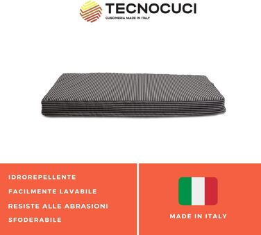 Ортопедична подушка для собак Jump – для відпочинку вашого улюбленця. Знімна та легко пральна наволочка, водовідштовхувальне покриття, Made in Italy