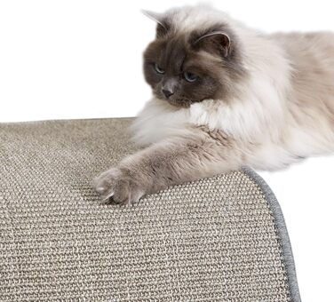 Килимок для котів з сизалю, 2 шт. (60 x 80 см) - міцний, натуральний, бежевий (сірий)