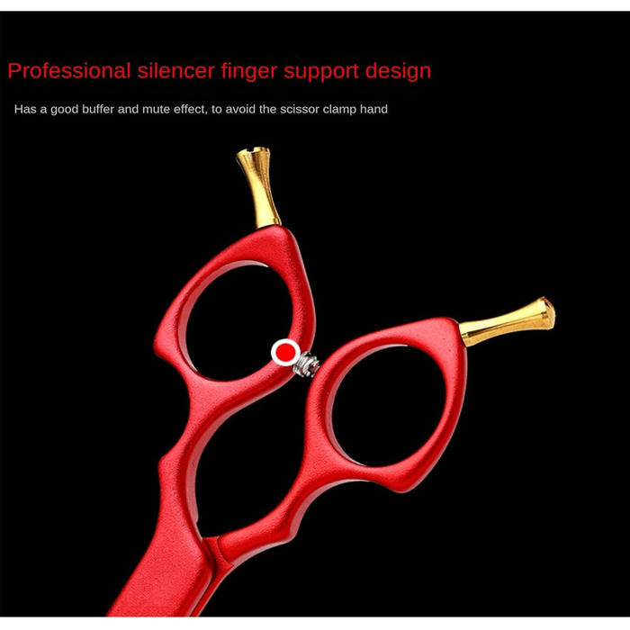 Ножиці для грумінгу собак та котів 7.5 дюймів, професійні ножиці для грумінгу з нержавіючої сталі 440C, ергономічні ручки з алюмінію (рожевий+сірий)