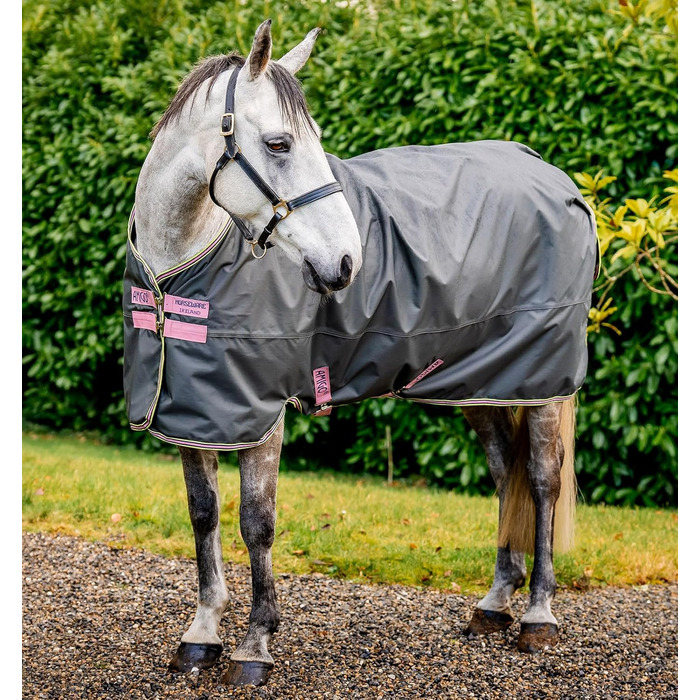 Попону Horseware Amigo Hero Ripstop Lite, 145 см, Shadow/Rose&Navy