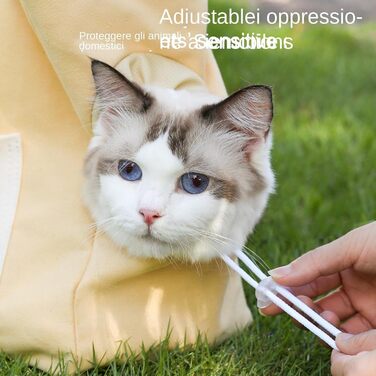 Транспортна сумка для котів та маленьких собак, дихаюча, складна, з шнурком