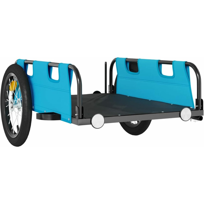 Фahrradanhänger ARKEM: Причіп для велосипеда, корзина для собак, блакитний, Oxford-Gewebe, з кулею