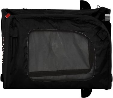 Причіп для тварин на велосипед, Оксфорд та Ізон, помаранчевий та сірий, 68x134x73 см