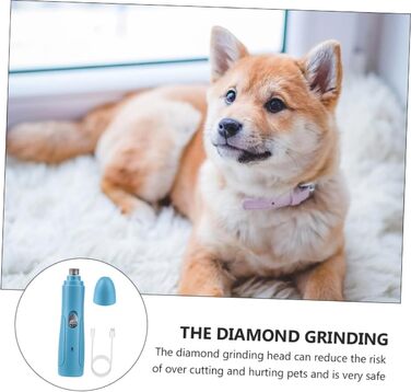 Електричний триммер для когтів Beavorty - для собак та котів. Триммер та пилка 2-в-1. Тиха робота, без вібрації.