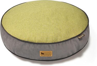 Кругле ліжко для домашніх тварин P.A.Y. Pet ifestye & You PY0006AF, камуфляж, білий (27.5 x 27.5 x 4.5 см, жовто-коричневе)