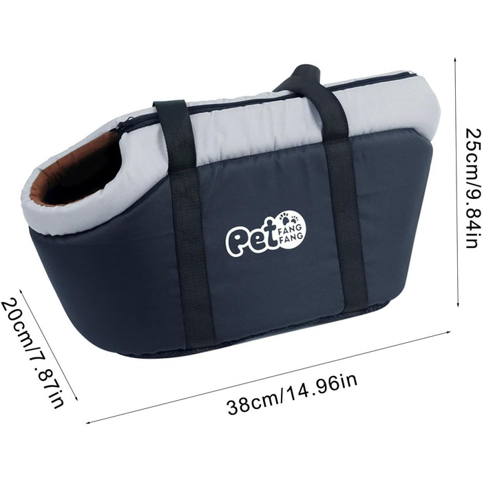 Дихаюча переноска для собак з знімним подушкою, чорна. Ідеально для покупок, прогулянок, подорожей з малими та середніми собаками, котами, цуценятами.