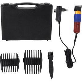 Машина для грумінгу собак з товстим хутром, безшумна, акумуляторна, вологостійка, з нержавіючою сталлю, для домашніх тварин, з EU-штекером