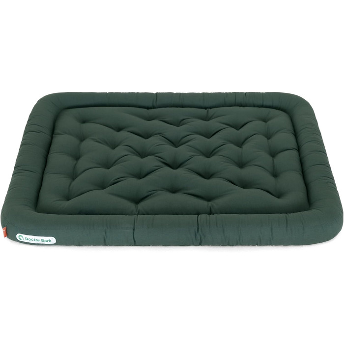 Ортопедичне ліжко для собак Doctor Bark, XL (100x85 см), зелене, 95°C, гігієнічне, міцне та зручне