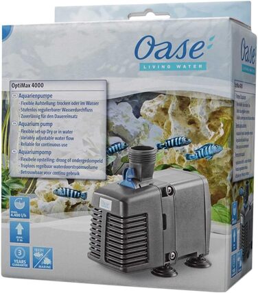 Акваріумний насос Oase OptiMax 4000 для води, 4000 л/год