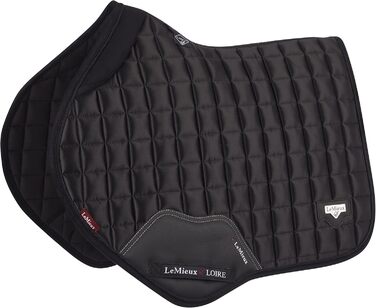 Сідельна підкладка LeMieux Prosport Lustre Close Contact чорна, розмір L, квадратна, з D-кільцем, Loire Memory
