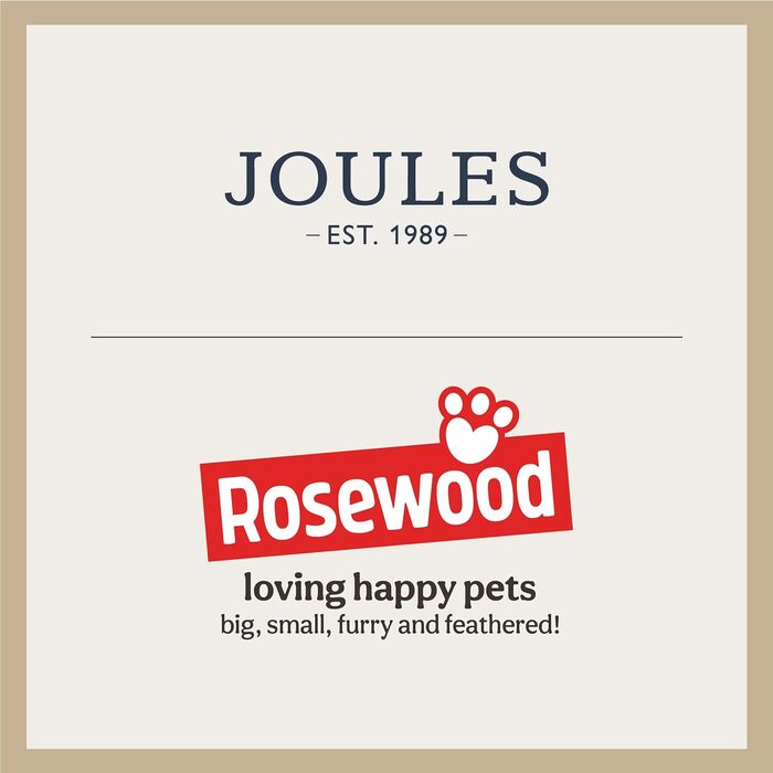 Килимок для собак Rosewood x Joules Festival Floral - розкішне ліжко для середніх собак, миється, з антиковзким дном