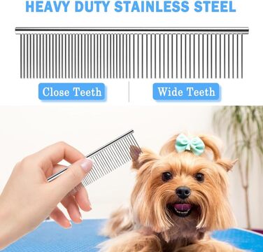 Набір професійних ножиць для грумінгу собак та котів, нержавіюча сталь, для довгого та короткого волосся