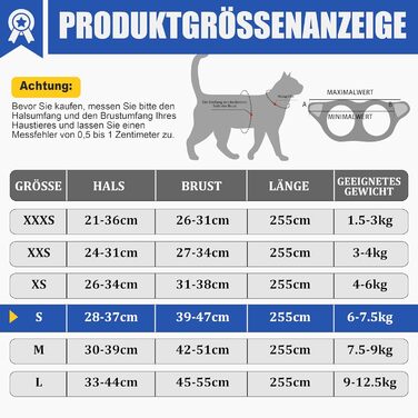 Нашийник та поводок для собак маленьких порід, регульовані, з поглинанням ривка, світловідбиваючий, м'який, дихаючий, для прогулянок, бігу, тренувань (Бордовий S), Винотний S (Окружність шиї: 28-37 см, Окружність грудей: 39-47 см)