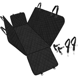 Захисний чохол на сидіння автомобіля для собак, 5 шарів, лежанка для собак, водовідштовхувальний, стійкий до подряпин, нековзний, універсальний з боковими клапанами та блискавкою, для авто, SUV, вантажівок