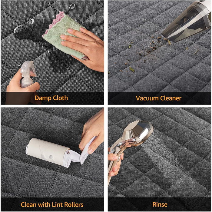 Накладка на сидіння для собак Nzonpet, XL, 100% водовідштовхувальна, з сіткою, антиковзаюча, стійка до подряпин, для позашляховиків та пікапів (сіра)