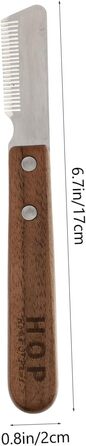 Набір щіток для грумінгу собак Kisangel: 2 шт. для догляду за шерстю, видалення ковтунів. Підходить для собак з довгою та середньою шерстю. Ергономічна ручка з дерева, професійний інструмент.