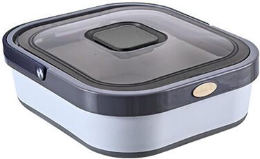 Контейнер для корму для тварин, 10 кг, складаний, герметичний, сірий. Підходить для котячого та собачого корму, ласощів, гранул