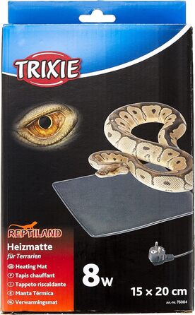 Килимок для обігріву тераріумних тварин TRIXIE 'Heizmatte', 20 x 30 см, 16 Вт