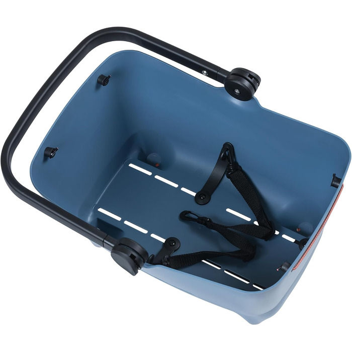 Кошик для собак Basil Buddy MIK - 32л, блакитний, міцний, з замком MIK та платформою, для безпечного транспортування