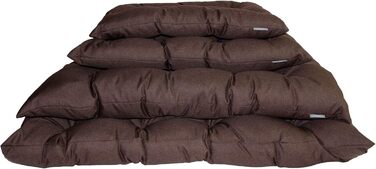 Ортопедичне ліжко для собак Mayaadi-Home: м'яке, зручне, для алергіків (60x50 см, коричневе)