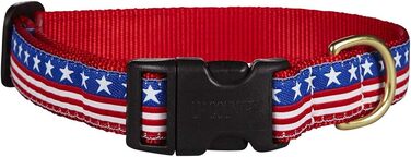 Нашийник для собак Up Country SST-C-L Stars and Stripes, ширина 2,5 см, розмір L