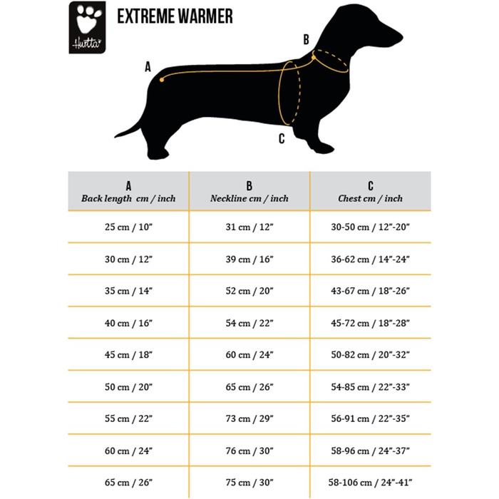 Тепла собача куртка Hurtta Extreme Warmer, червона, розмір 45