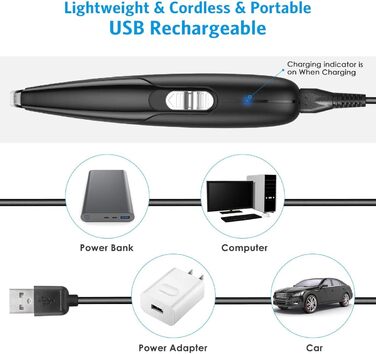 Електрична машинка для стрижки котів та собак та котів Brifit, USB-зарядка, тиха, чорна