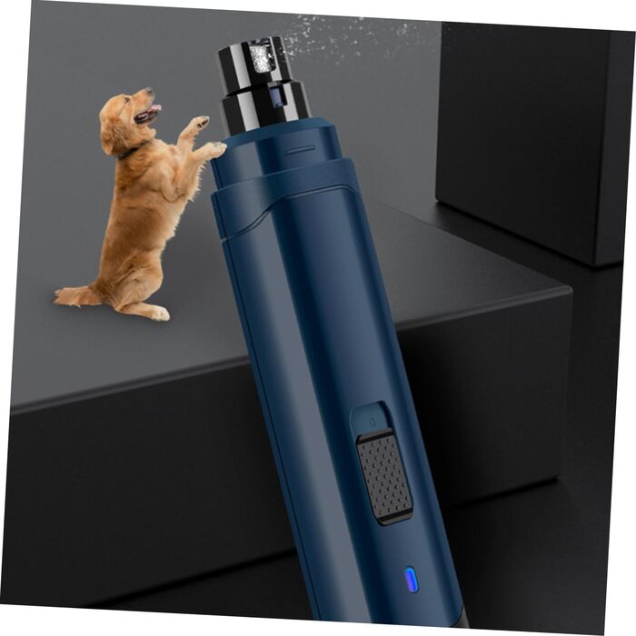 Електричний шліфувальник нігтів для домашніх тварин Milisten USB. Безшумний триммер для собак та котів. Безпечний та швидкий догляд за кігтями.